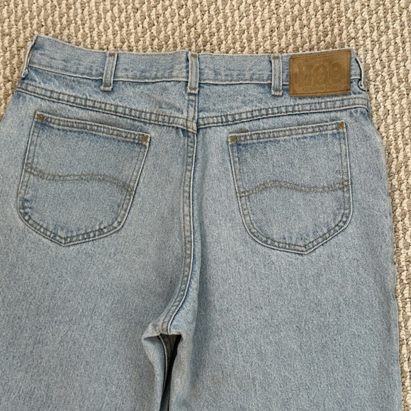 Vintage Lee 90’s Jeans High  Rigid Straight 🔥 Light Wash - Picture 15 of 15